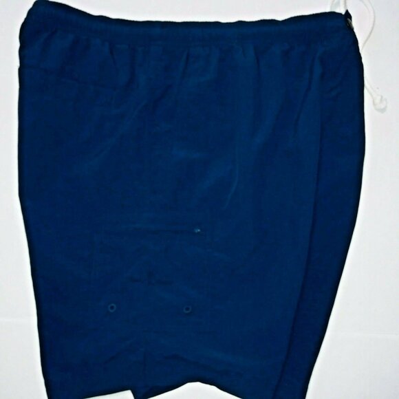 Tommy Bahama Men Swimming Shorts Navy Blue Drawstring 5 Pockets Size L - Picture 3 of 9